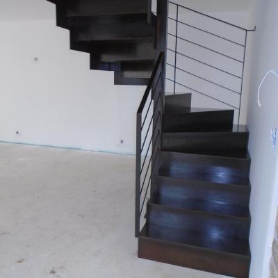 escalier 2/4 tournant