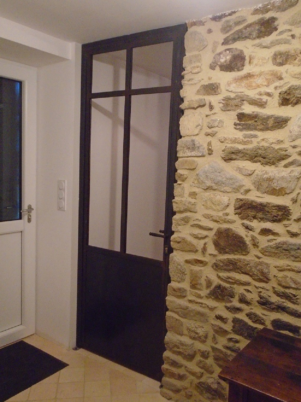 Porte métallique vitrée 56370 Sarzeau