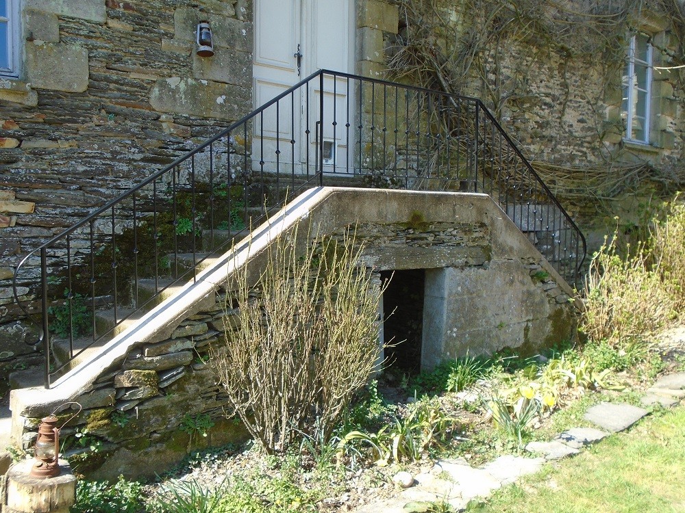Rampe fer forgé manoir de la fresnaye