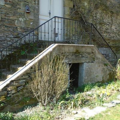 Rampe fer forgé manoir de la fresnaye