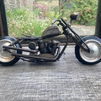 sculpture moto chopper